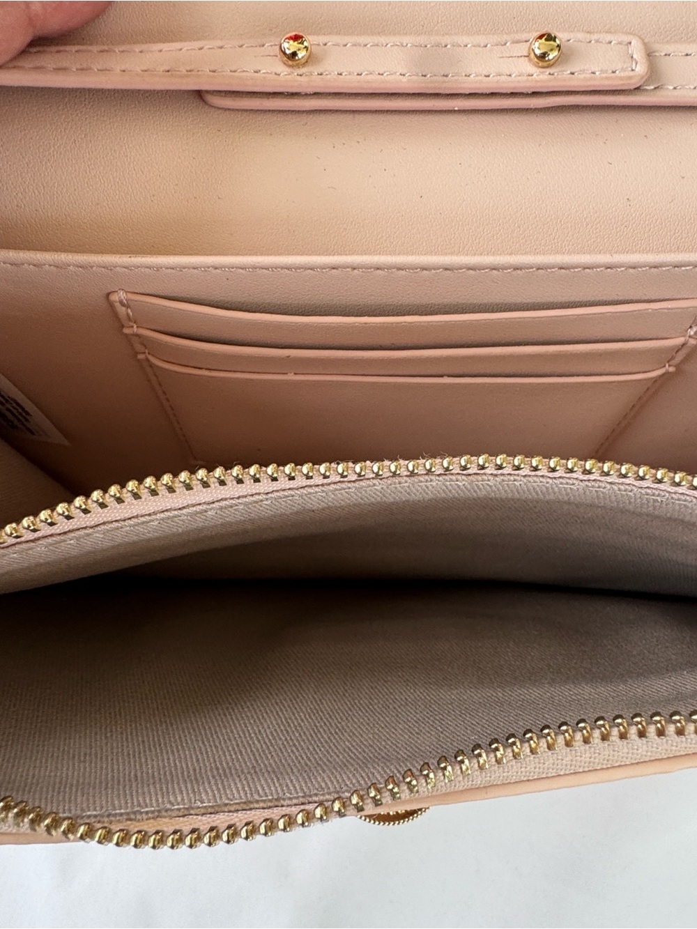 Ted Baker London Parisa Pale Pink Chain Shoulder Crossbody/Clutch - Picture 7 of 10
